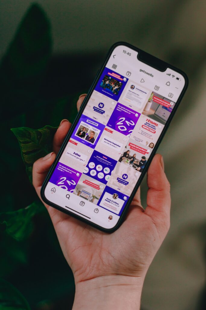 gambar contoh feed catur konten instagram