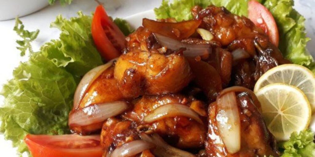 ayam kecap lemon