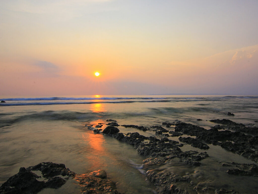 Sunset karang copong